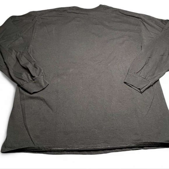 Merry Christmas Black Long Sleeve Shirt - Picture 2 of 7